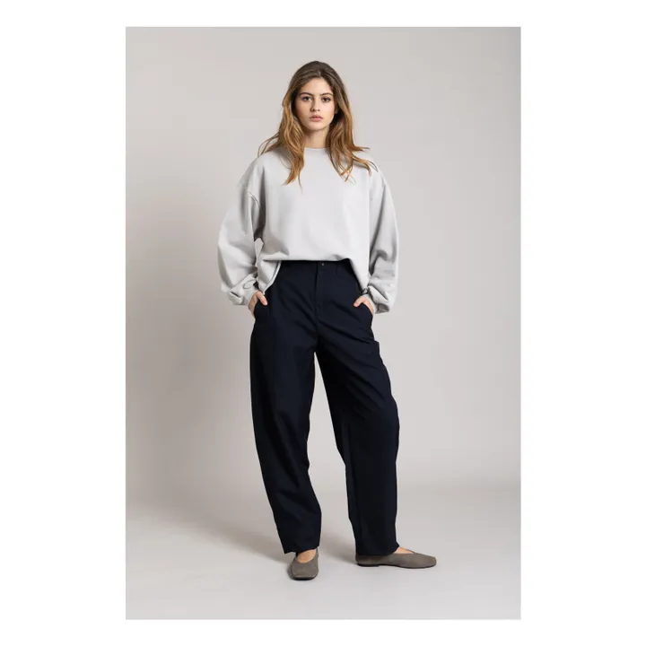 Sweat Bria Coton Bio | Gris perle- Image produit n°3