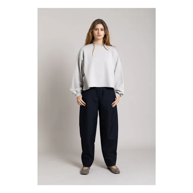 Sweat Bria Coton Bio | Gris perle