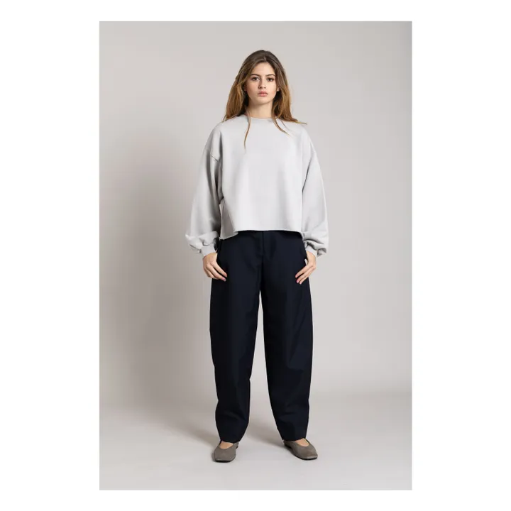 Sweat Bria Coton Bio | Gris perle- Image produit n°2