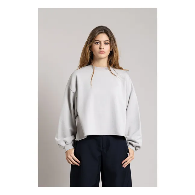 Sweat Bria Coton Bio | Gris perle