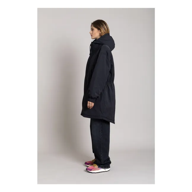 Parka Doublée Zebra Fibres Recyclées | Noir