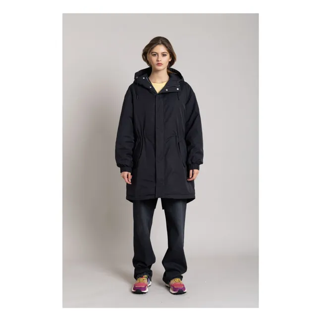 Parka Doublée Zebra Fibres Recyclées | Noir