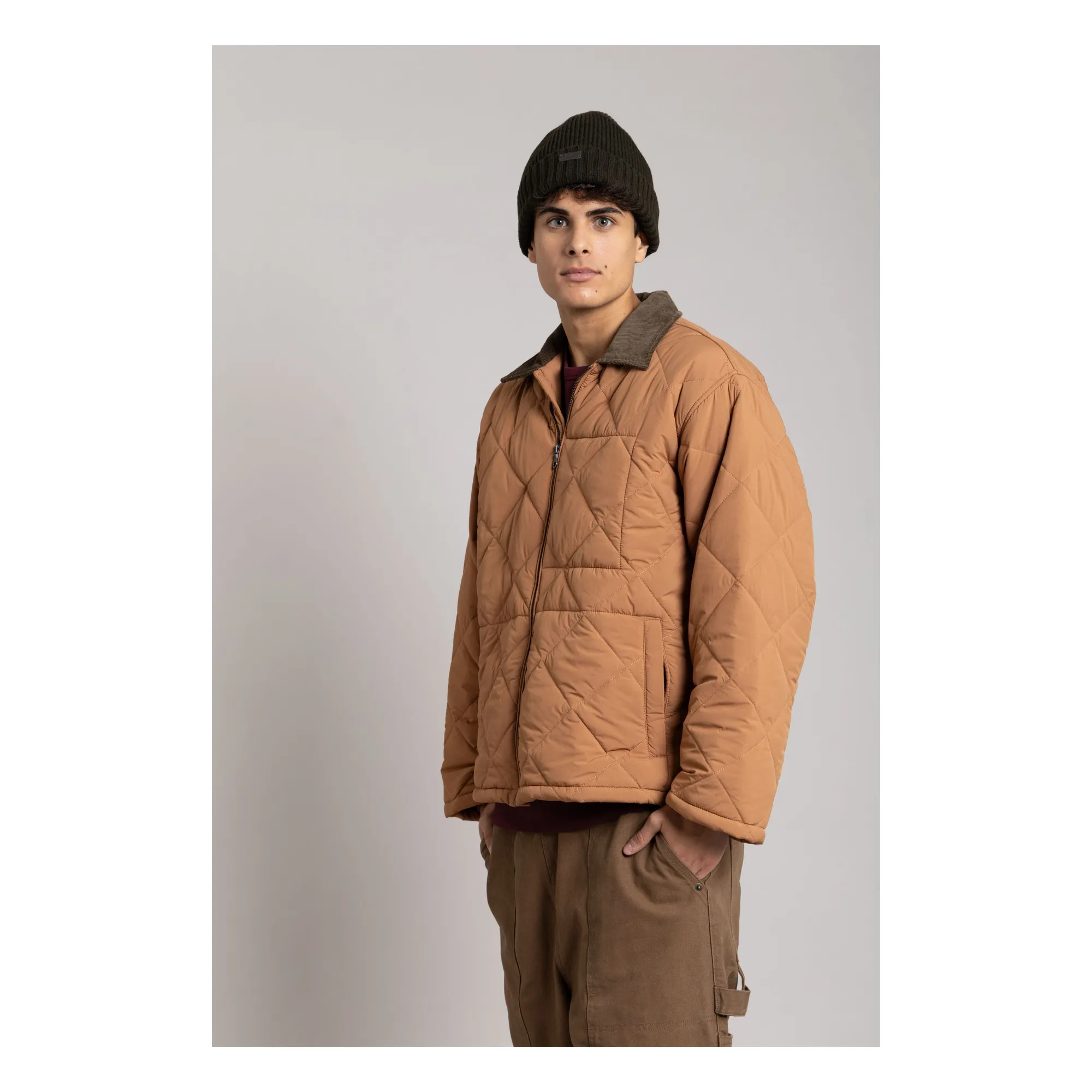 Veste Matelassée Lonzo | Camel- Image produit n°4