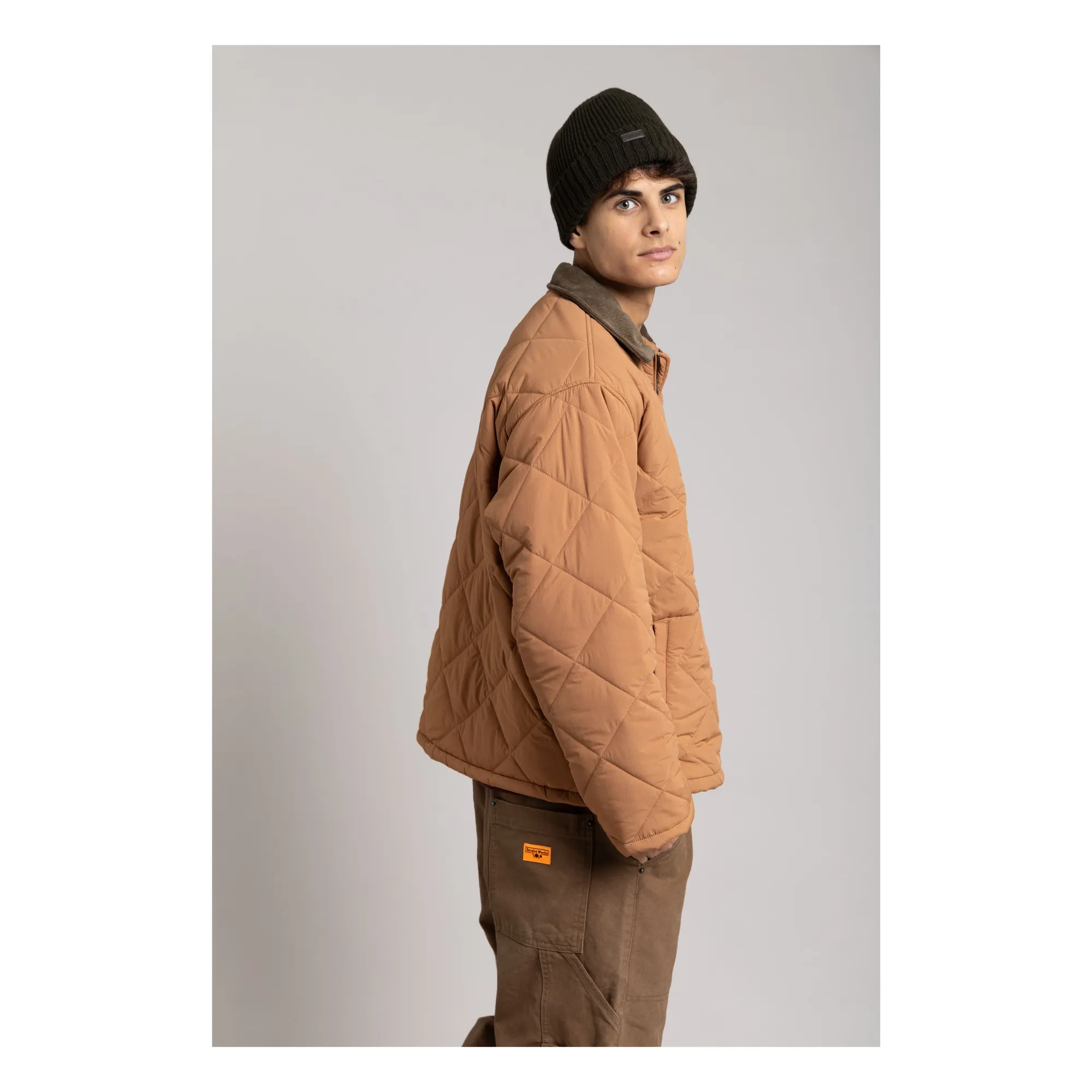 Veste Matelassée Lonzo | Camel- Image produit n°10