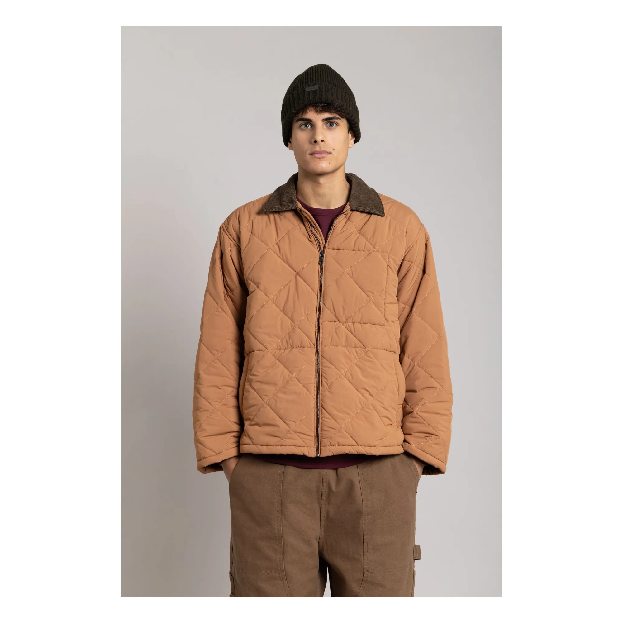 Veste Matelassée Lonzo | Camel- Image produit n°1