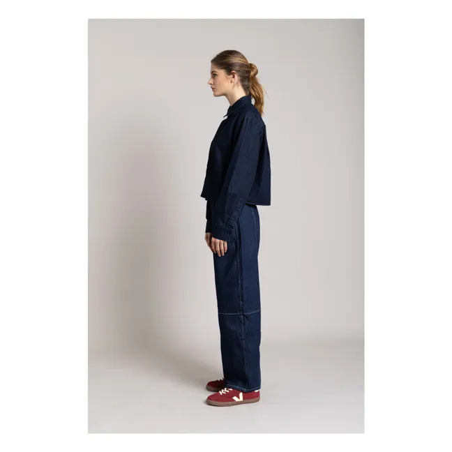 Chemise Courte Chili | Denim brut