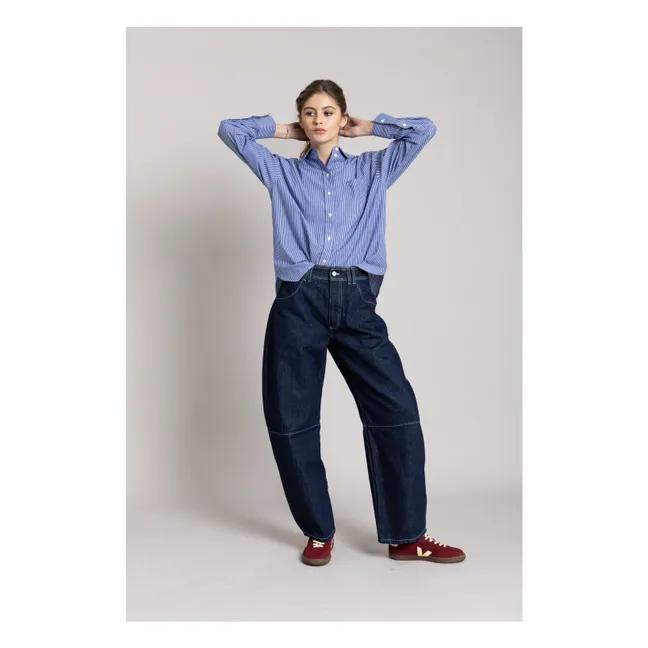 Camisa de rayas Kanel | Azul