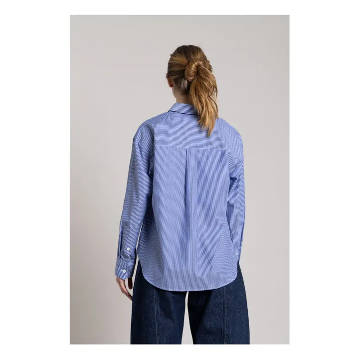 Kanel Striped Shirt | Blue- Product image n°5