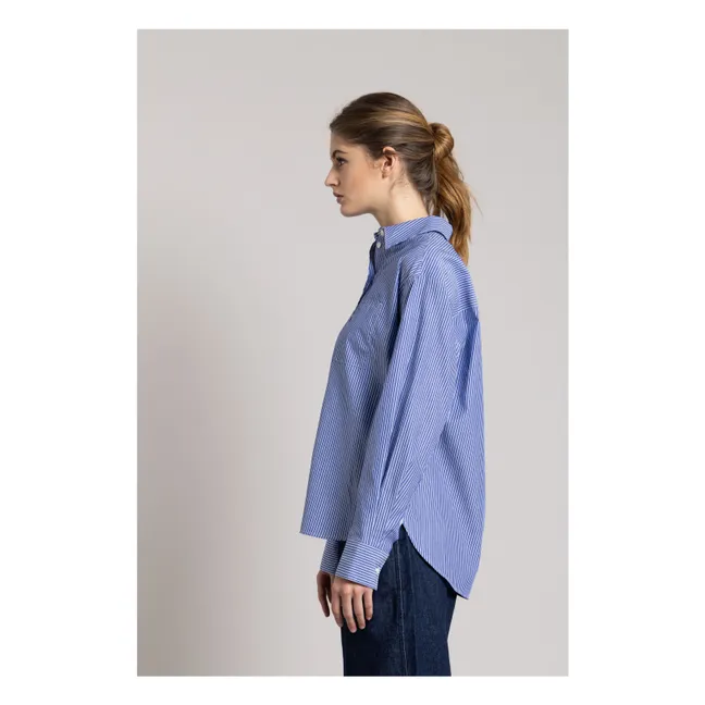 Camisa de rayas Kanel | Azul