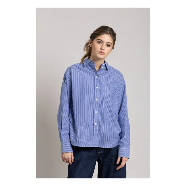 Camisa de rayas Kanel | Azul