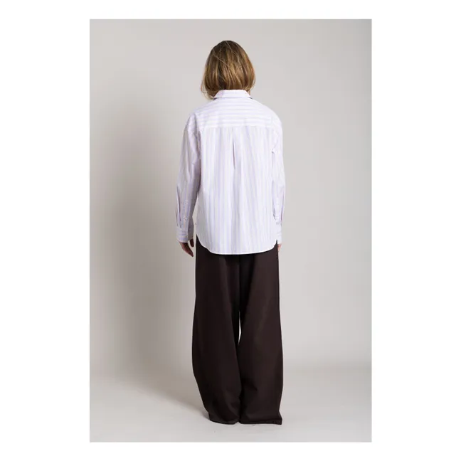 Camisa de rayas Kanel | Lila