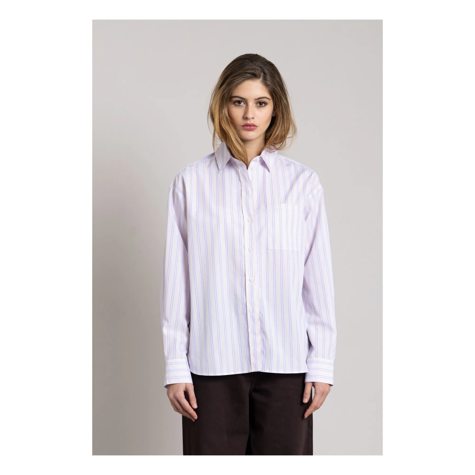 Smallable Woman Lilac Kanel Striped Shirt