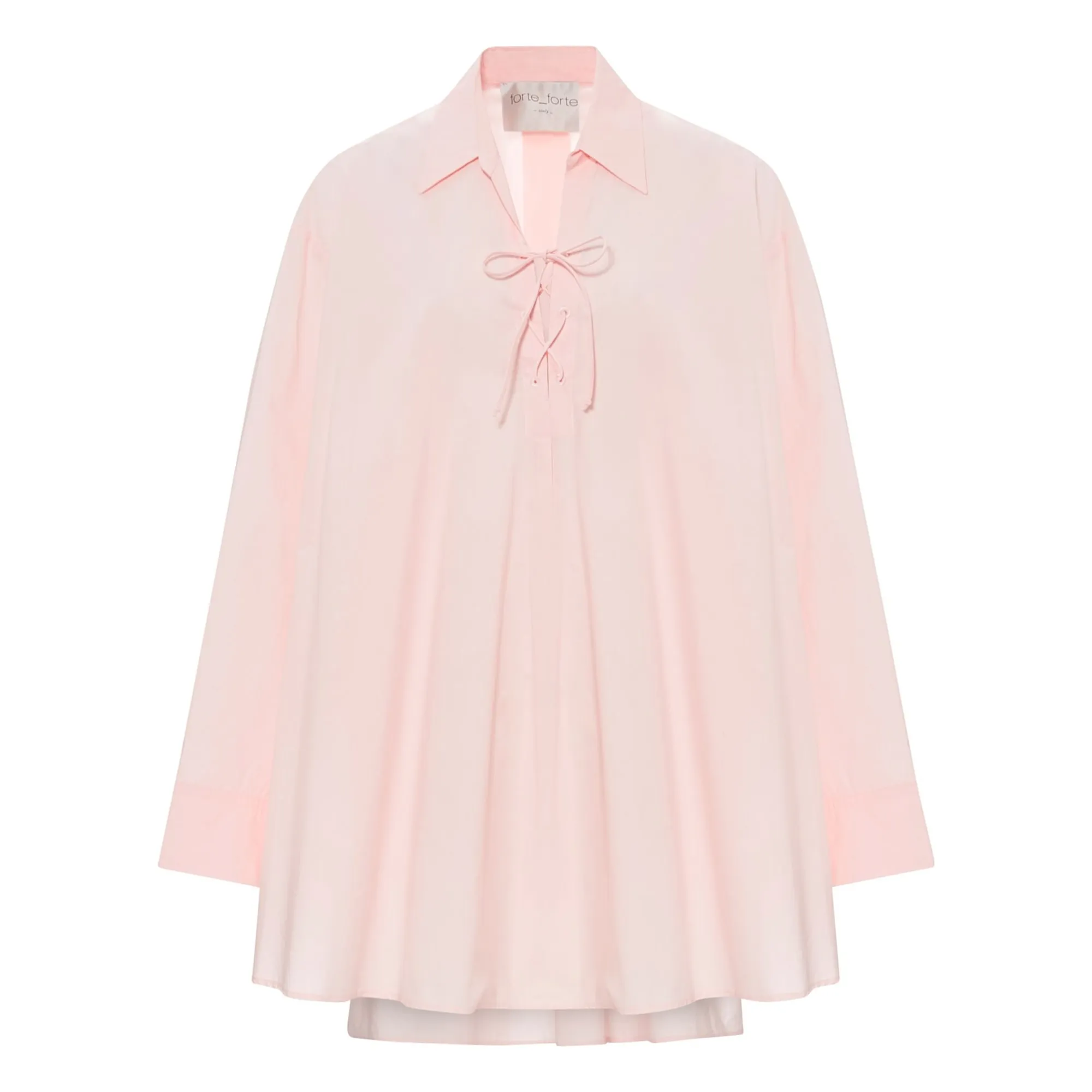 Forte Forte Pale Pink Cotton Poplin Dress