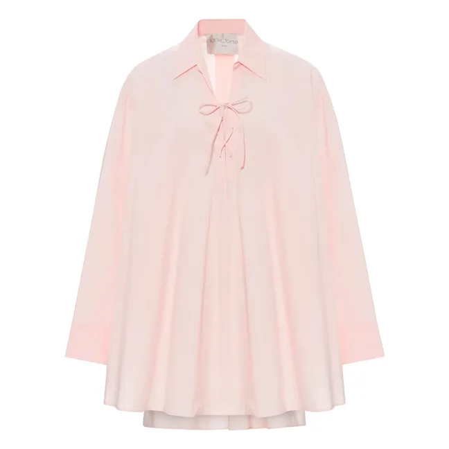 Cotton Poplin Dress | Pale pink