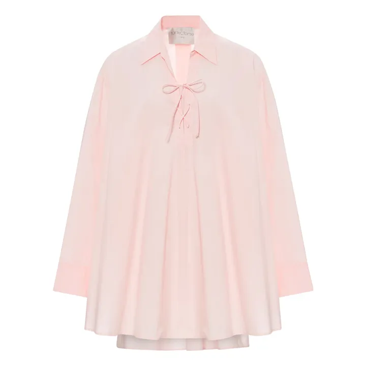 Robe Popeline de Coton | Rose pâle- Image produit n°0