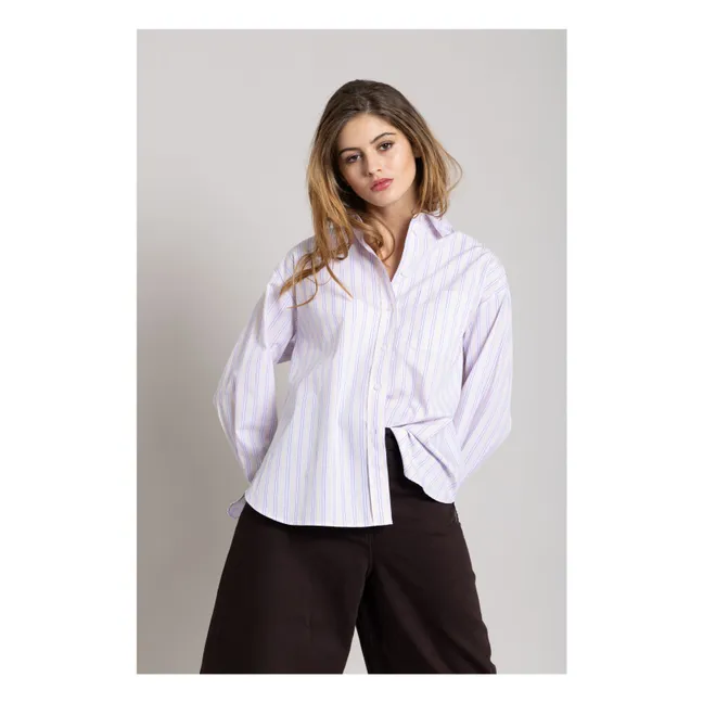 Camisa de rayas Kanel | Lila