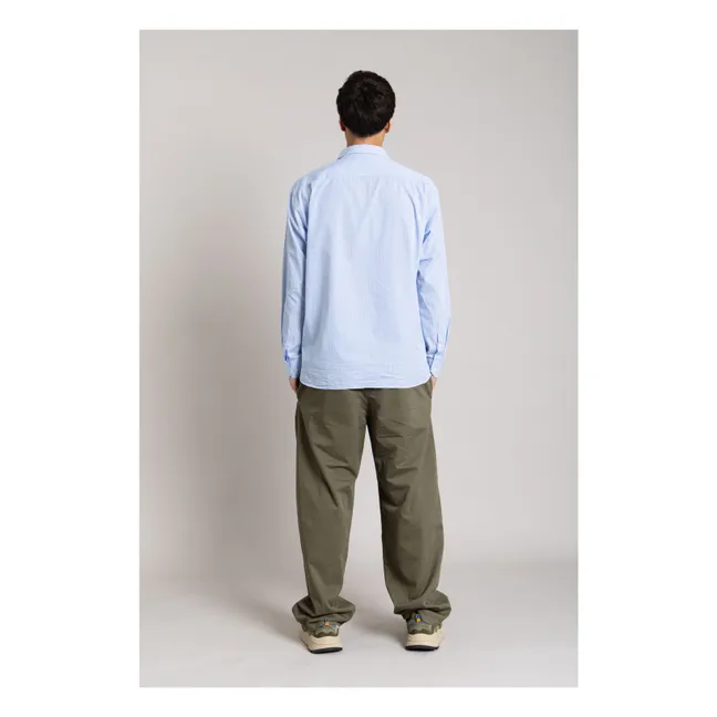 Zola Striped Shirt | Light Blue