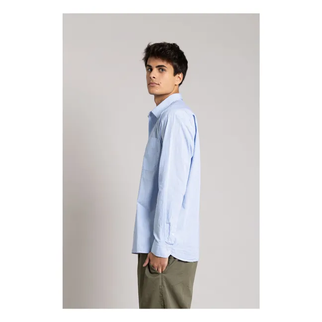 Zola Striped Shirt | Light Blue