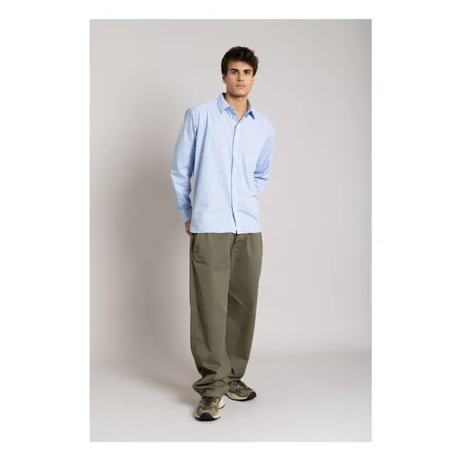 Chemise Zola Rayée | Bleu Clair