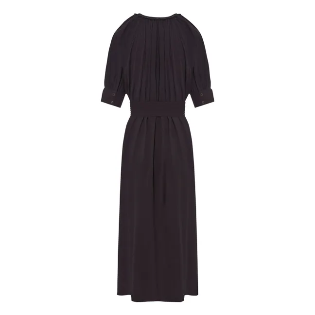 Robe Derek Rayures Dobby | Gris foncé