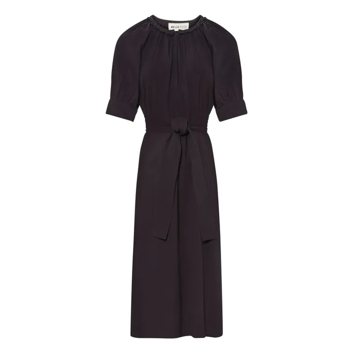 Robe Derek Rayures Dobby | Gris foncé- Image produit n°0