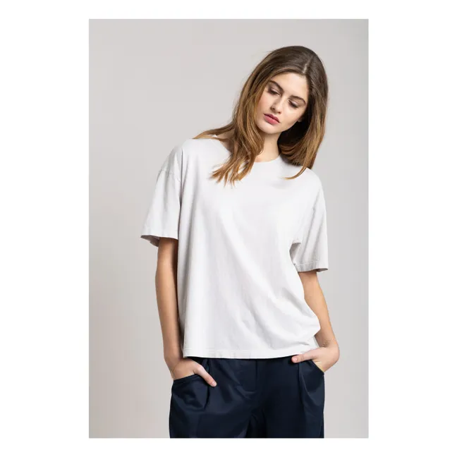 T-shirt Hana Coton Bio | Gris perle