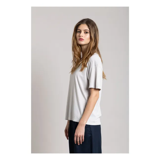 T-shirt Hana Coton Bio | Gris perle