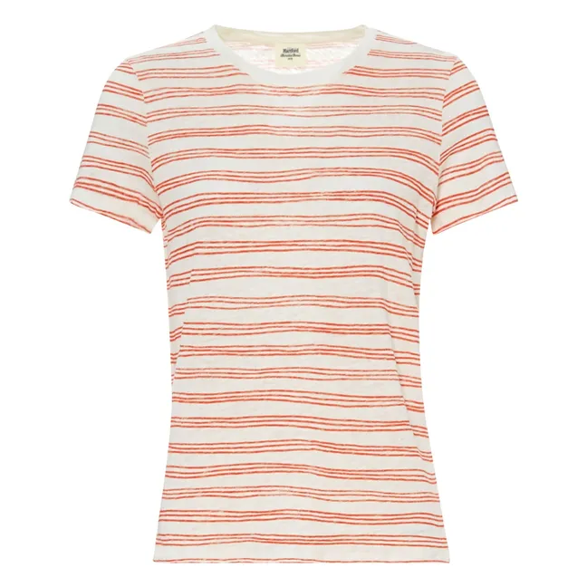 T-shirt Temlane Lin | Rouge coquelicot