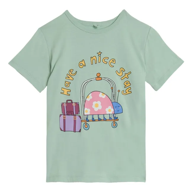 Have A Nice Stay T-shirt Organic cotton | Green