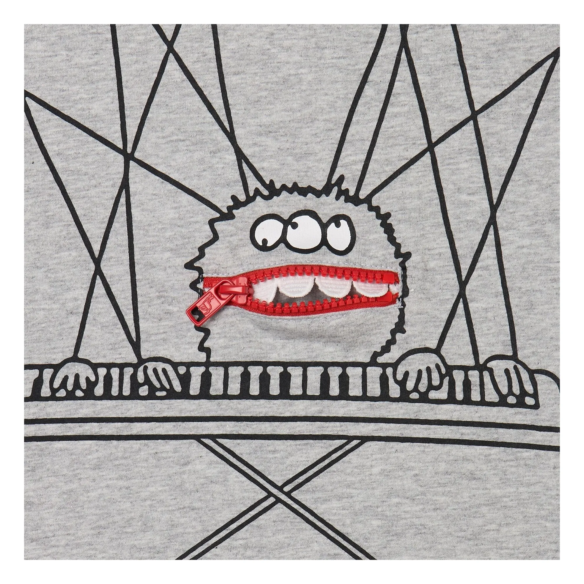 T-shirt Piano Coton Bio | Gris- Image produit n°1