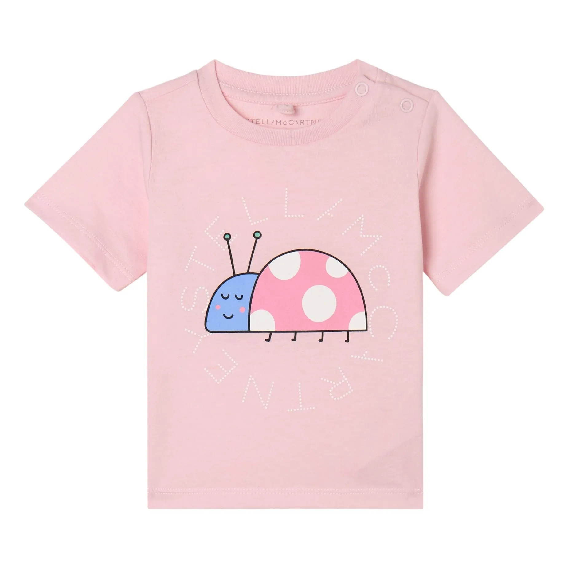 Stella Mccartney Kids Pink Coccinelle Organic Cotton T-Shirt