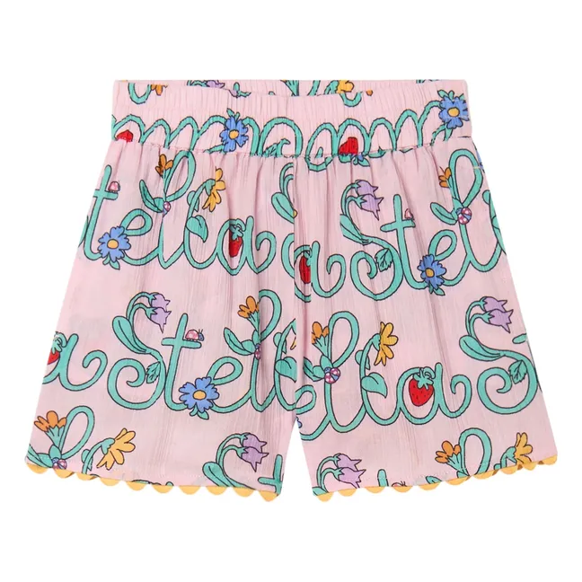 Pantalones cortos Stella de algodón orgánico | Rosa