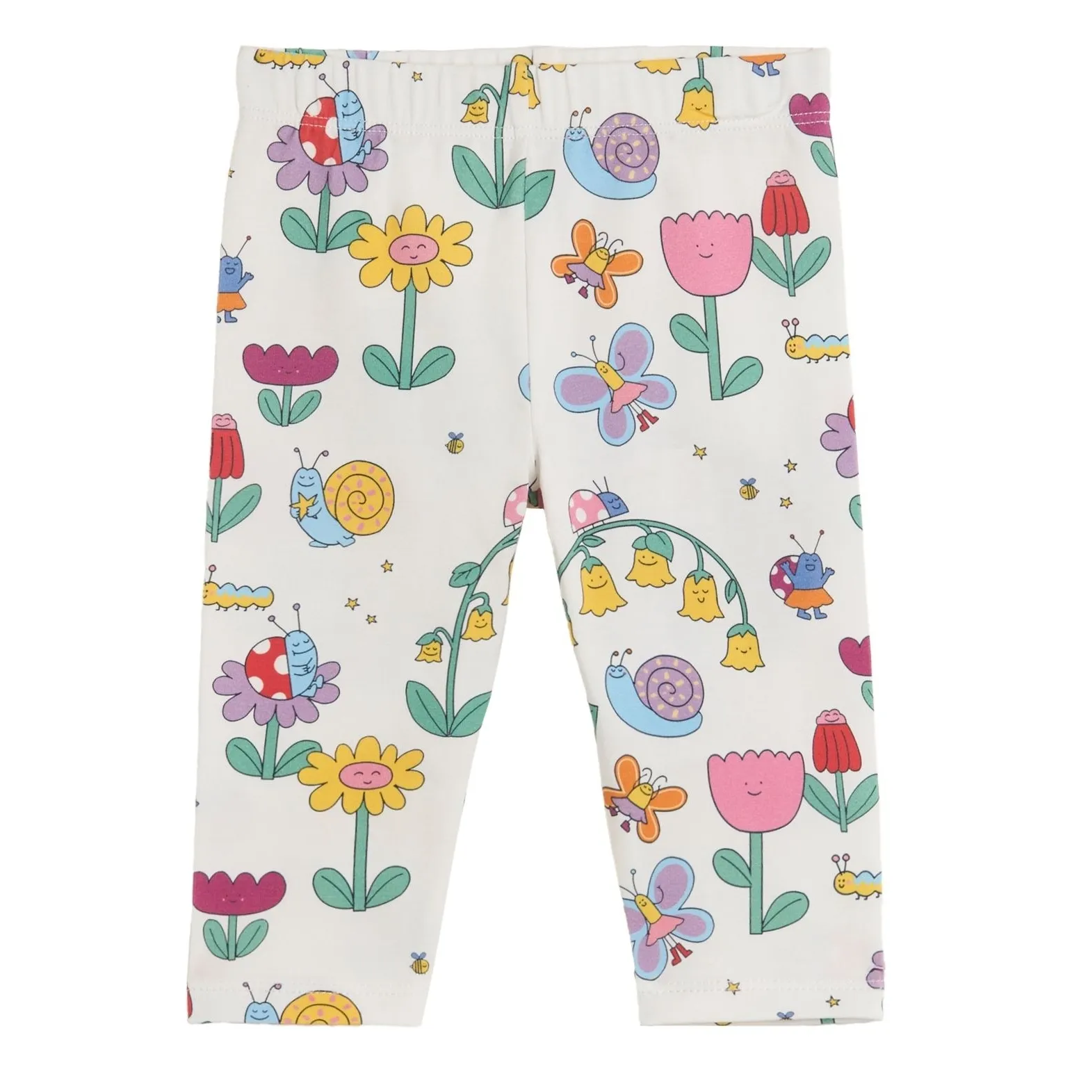 Stella Mccartney Kids Ivory Organic Cotton Legging