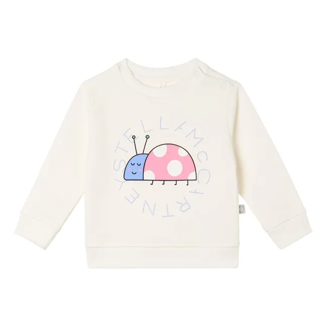 Sweat Coccinelle Coton Bio | Ivoire