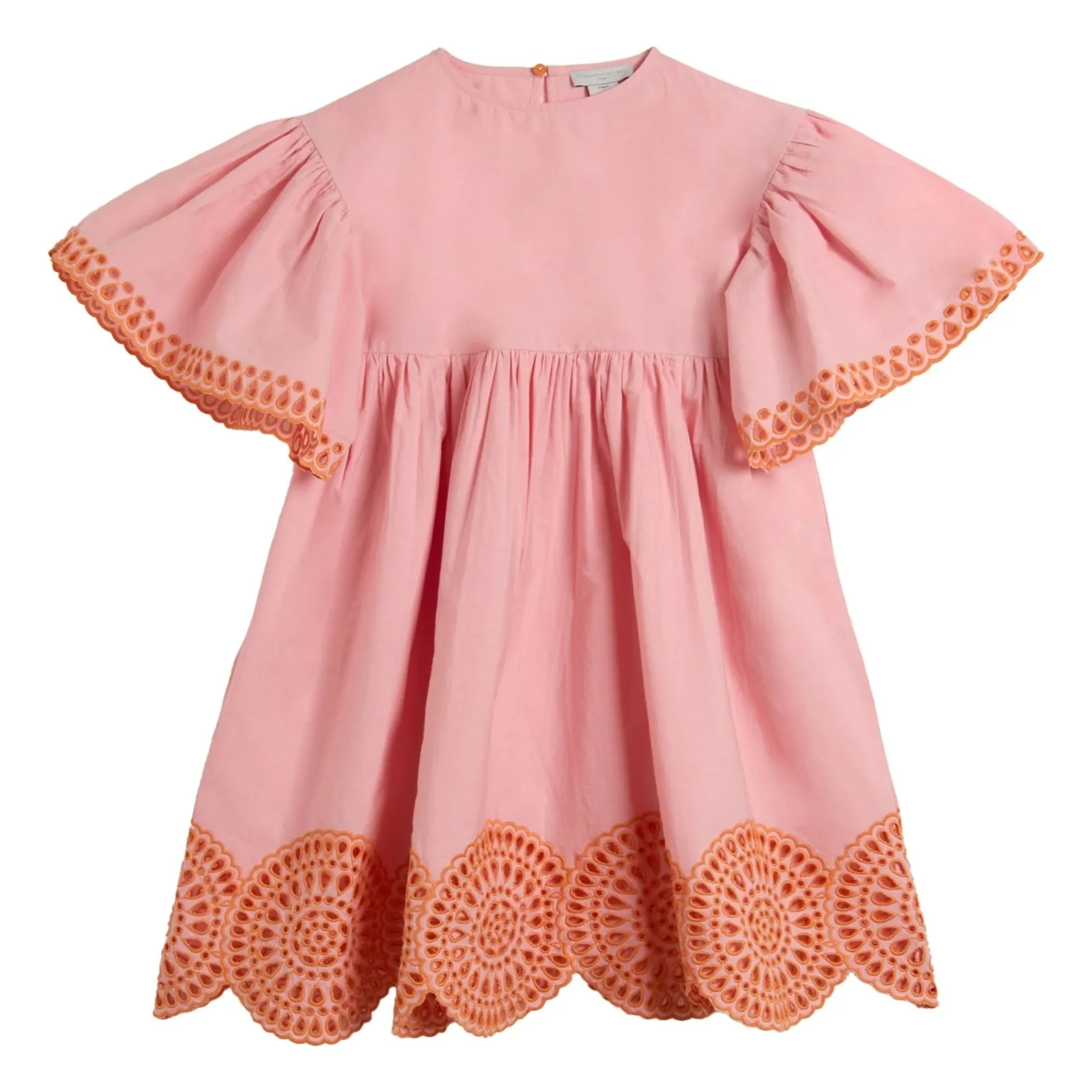 Stella Mccartney Kids Pink Embroidered Dress