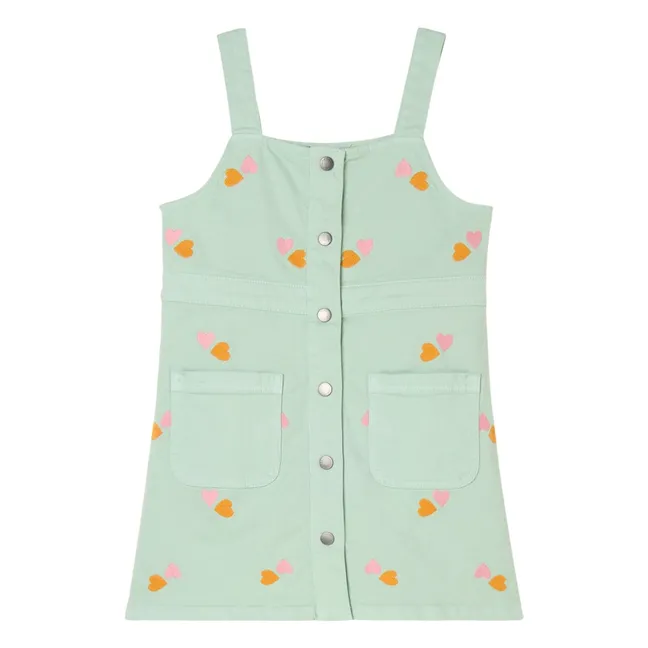 Kleid Herzen | Wassergrün