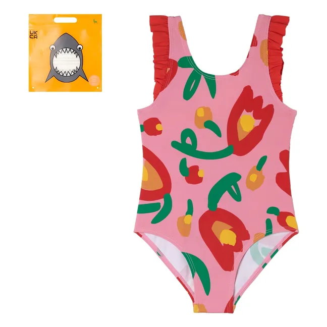 Maillot de Bain Fleurs | Rose