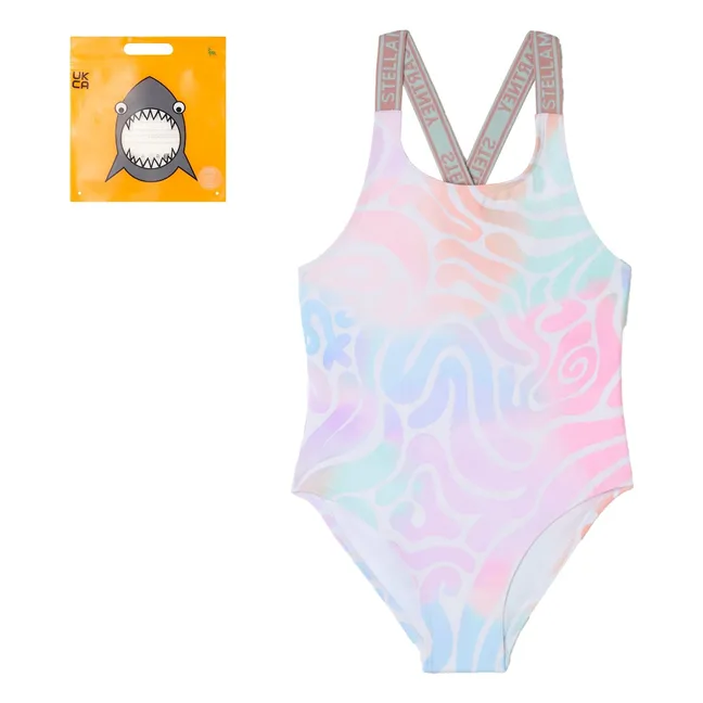 Maillot de Bain Zébré | Blanc