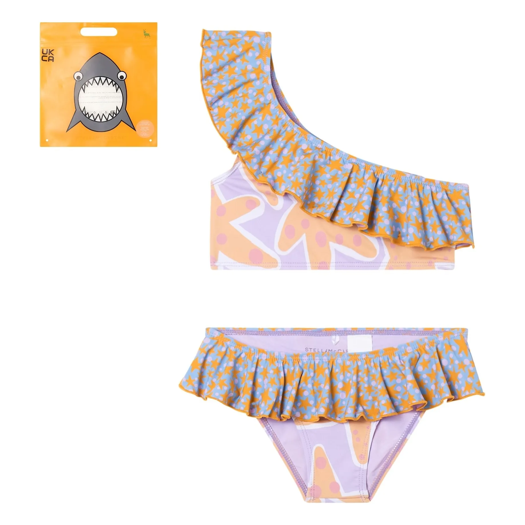 Stella Mccartney Kids Girls Mauve Etoiles De Mer 2-Piece Swimsuit