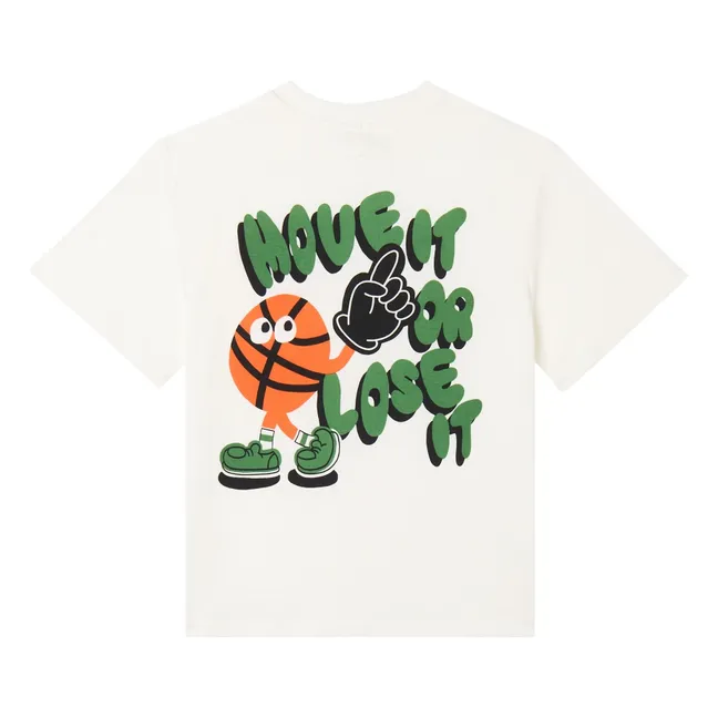 Basketball T-shirt | Ivory