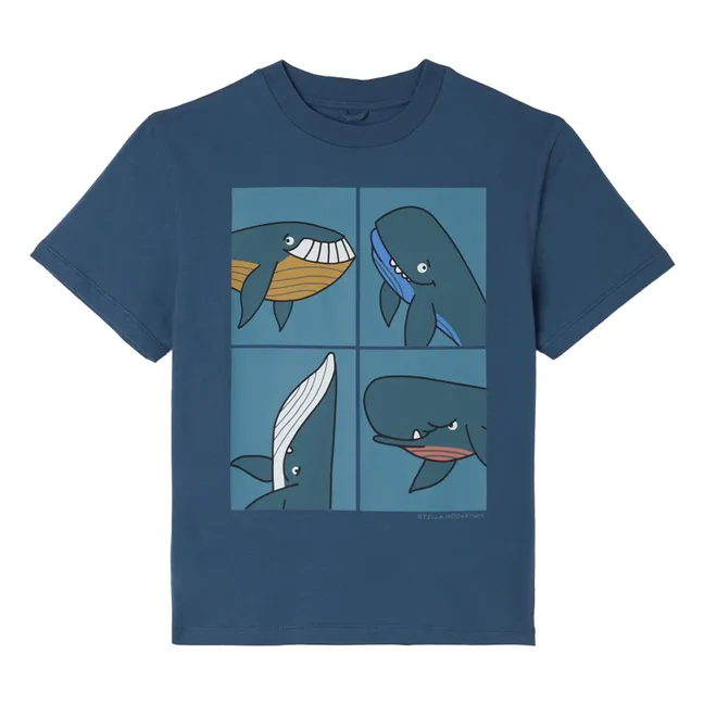 Whales T-shirt | Blue