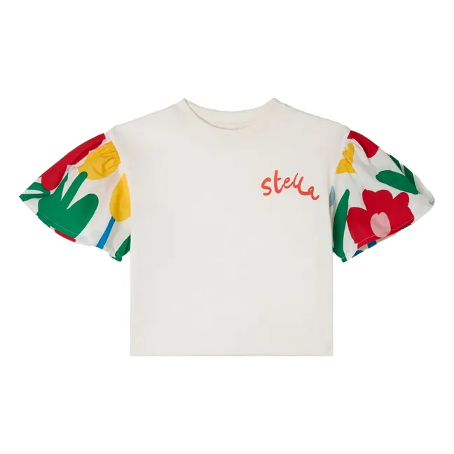 Camiseta Stella Fleuri | Marfil