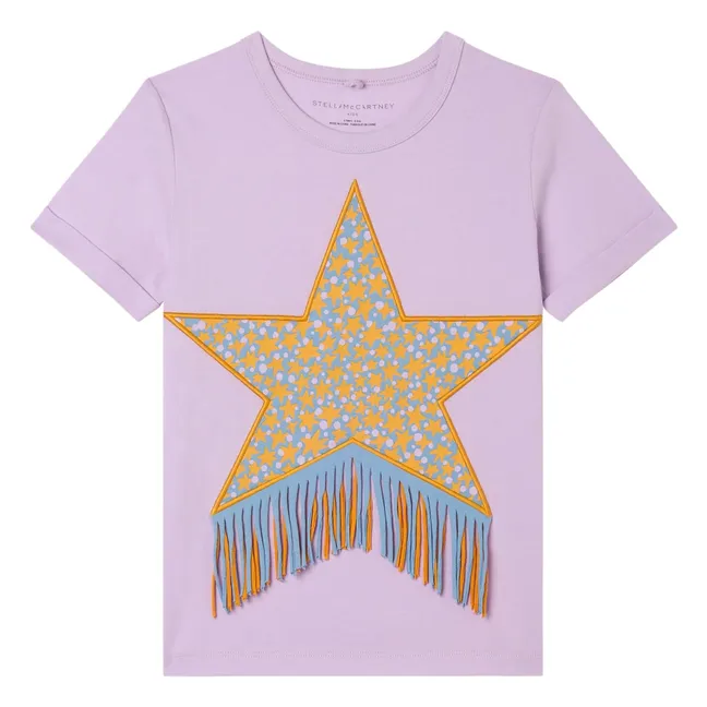 Etoile Franges T-shirt | Mauve