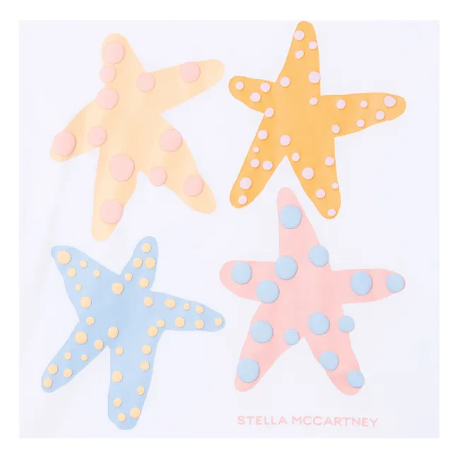 Camiseta de algodón orgánico Etoiles de Mer | Blanco