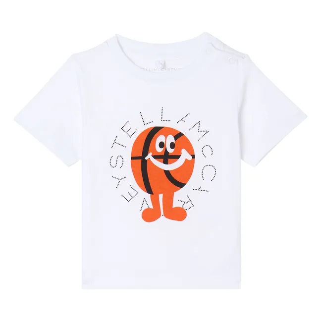 Stella Basket organic cotton T-shirt | White