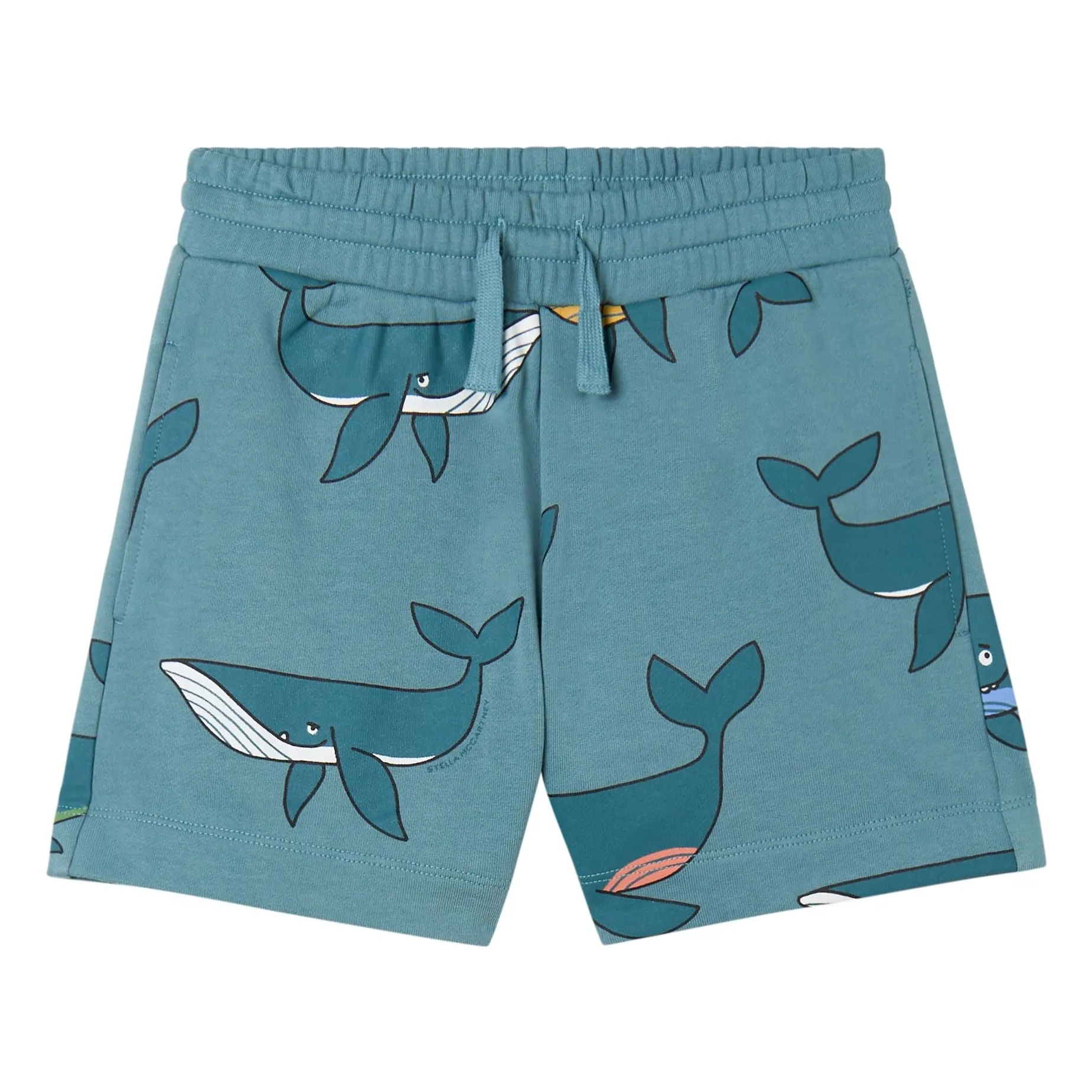 Stella Mccartney Kids Boys Turquoise Short Whales
