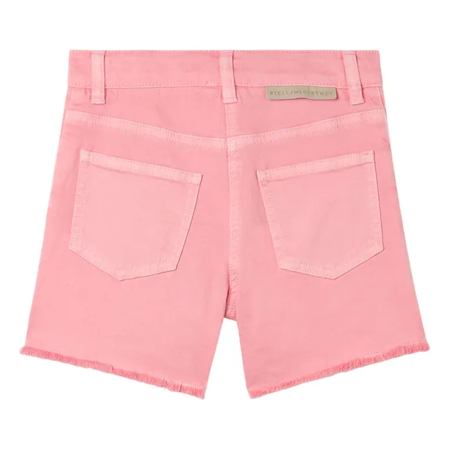 Short Denim Fleurs | Rose