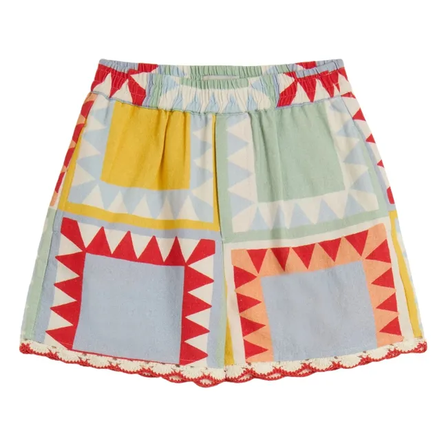 Pantaloncini geometrici | Bianco