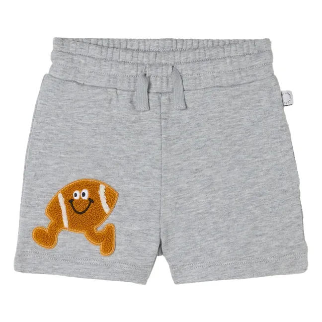 Short Rugby | Gris chiné