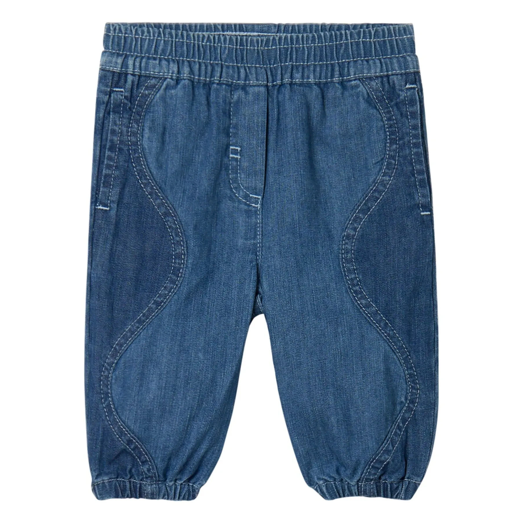 Stella Mccartney Kids Blue Jean Elastiqué